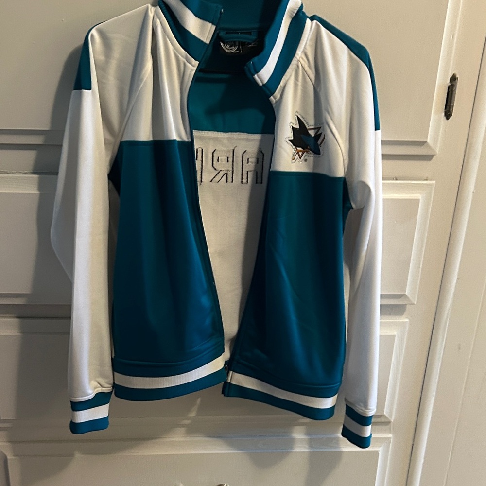 NHL Teal and White Kids Jacket